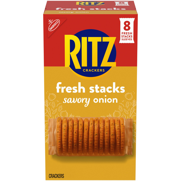 Ritz Fresh Stacks Savory Onion Crackers, 8Pk | Hy-Vee Aisles