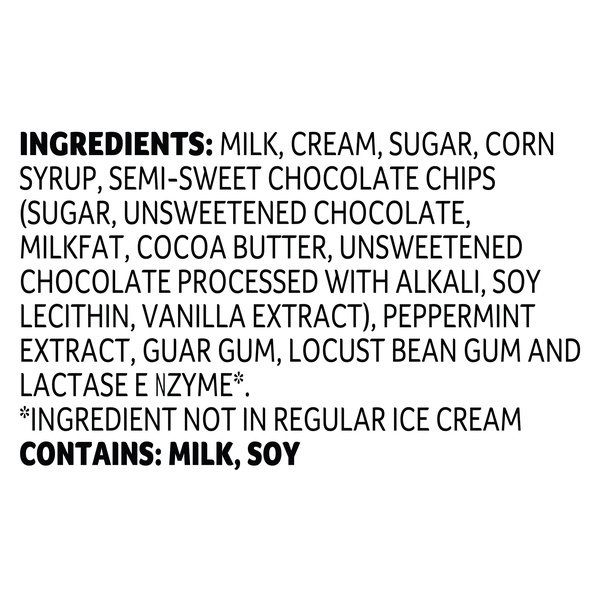 Lactaid Mint Chocolate Chip Ice Cream, 1 Quart | Hy-Vee Aisles