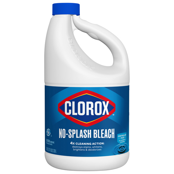 Clorox No Splash Bleach, 77 Fluid Ounces | Hy-Vee Aisles Online