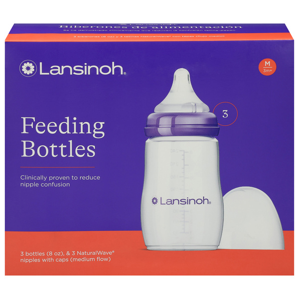 Lansinoh M (3m+) Feeding Bottles 1 Each | Hy-Vee Aisles Online