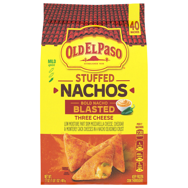Old El Paso Stuffed Nachos, Bold Nacho Blasted Three Cheese