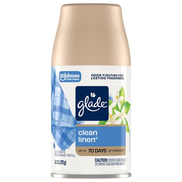 Glade , Automatic Air Freshener, Clean Linen, 6.2 oz