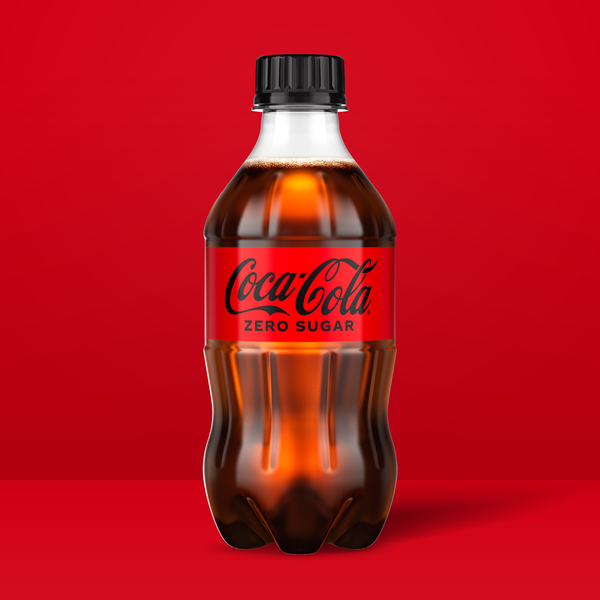 Coca-Cola Zero Sugar Soda Soft Drink Bottles, 12 fl oz, 8 Pack
