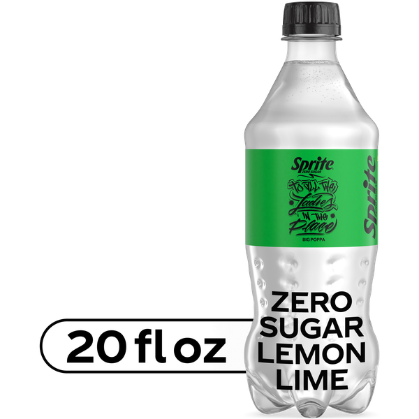 Sprite Zero Sugar Lemon-Lime Caffeine Free Soda Soft Drink Bottle