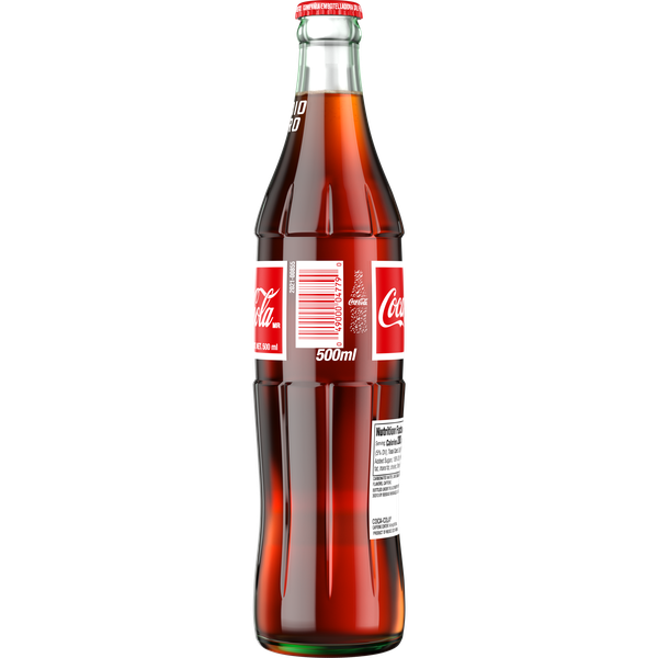 Coca-Cola de Mexico Soda Soft Drink Glass Bottle, 500 mL | Hy-Vee