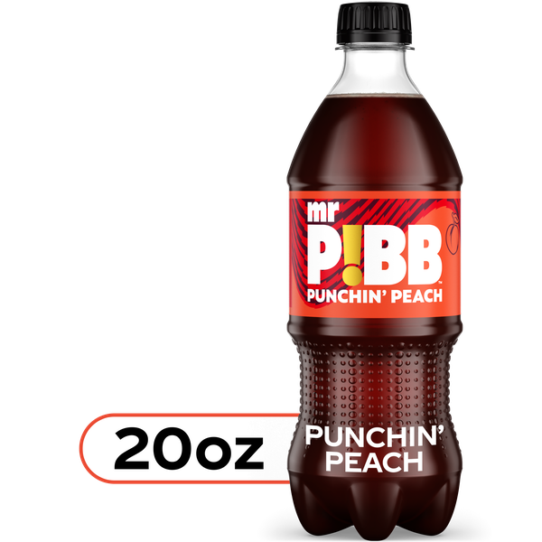のりぴー♡ Mr. Pibb Punchin' Peach Soda Soft Drink Bottle, 20 fl oz | Hy-Vee