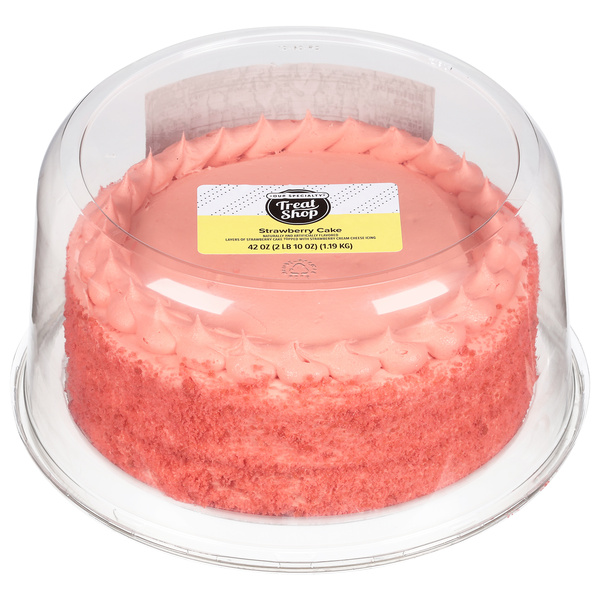 Our Specialty Treat Shop Strawberry Cake, 8 Inch | Hy-Vee Aisles