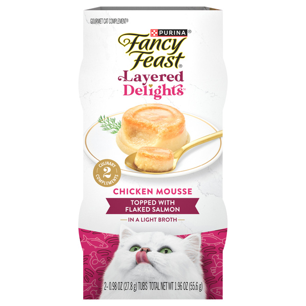 Purina Fancy Feast Layered Delights Chicken Mousse Topped with