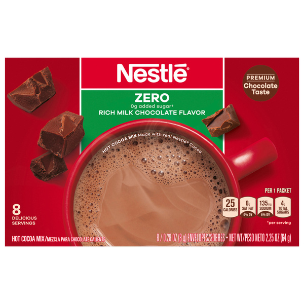 Nestle Hot Cocoa Mix Fat Free Rich Milk Chocolate Flavor 8Pk | Hy
