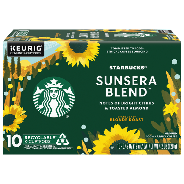 Starbucks Sunsera Blend, Blonde Roast Kcups, 10-0.42 oz | Hy-Vee