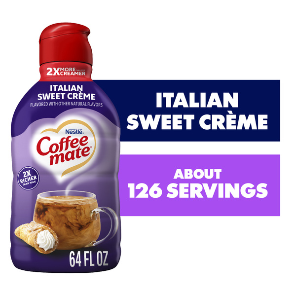 Coffee mate Italian Sweet Crème Flavored Coffee Creamer, Gluten