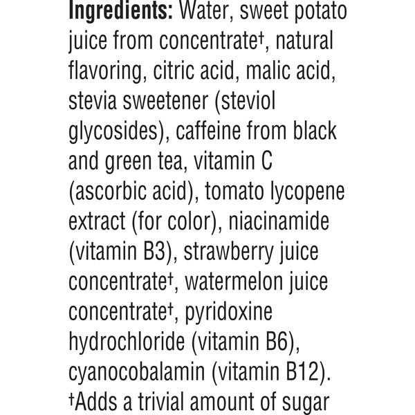 V8 Energy Zero Sugar Strawberry Lemonade, 8 fl. oz. Can (6 Pack