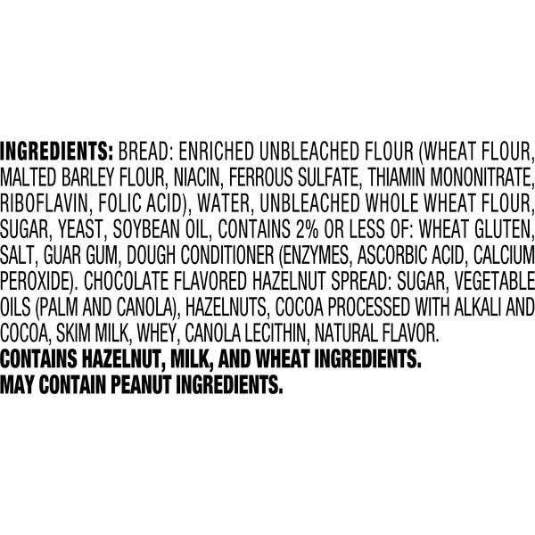 Smucker's Uncrustables Chocolate Flavored Hazelnut Spread