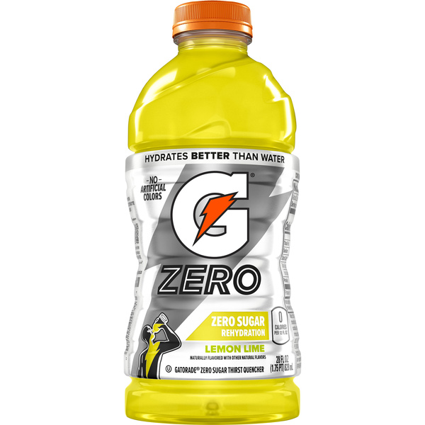 Gatorade Zero Sugar Thirst Quencher Lemon Lime Sports Drink 28 Fl