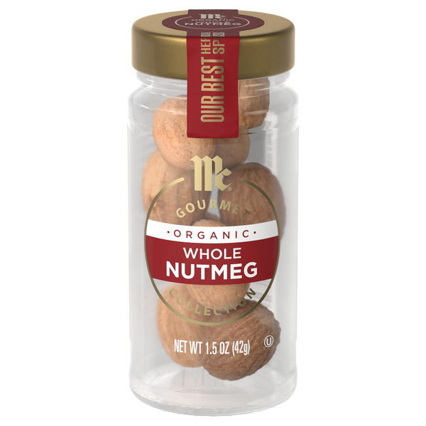 McCormick Gourmet Organic Whole Nutmeg, 1.5 oz | Hy-Vee Aisles