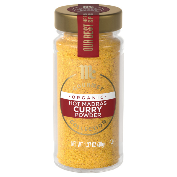 McCormick Gourmet Organic Hot Madras Curry Powder | Hy-Vee Aisles