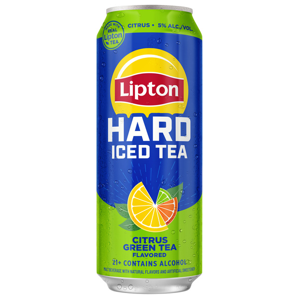 Lipton Hard Iced Citrus Green Tea, 24 fl oz Can, 5.0% ABV | Hy-Vee