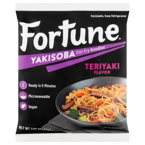Fortune Yakisoba Teriyaki Flavor Stir Fry Noodles 7.54 oz | Hy-Vee