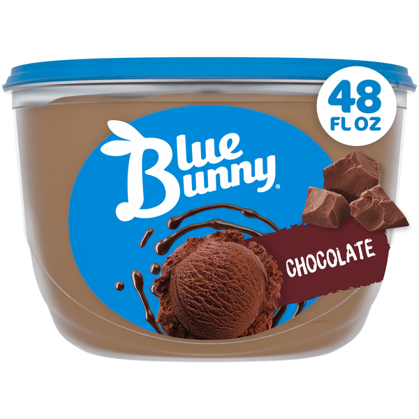 Blue Bunny Premium Chocolate Frozen Dessert, 48 fl oz | Hy-Vee
