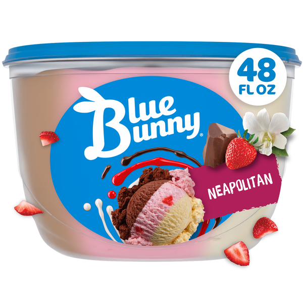 Blue Bunny Premium Neapolitan Frozen Dessert, 48 fl oz | Hy-Vee