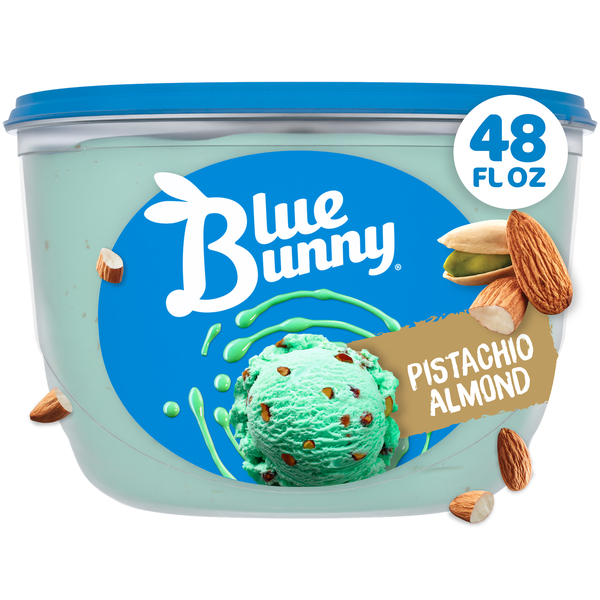 チャイルドアイズ　ミネルバB vol.6〜23 Blue Bunny Premium Pistachio Almond Frozen Dessert, 48 fl oz | Hy