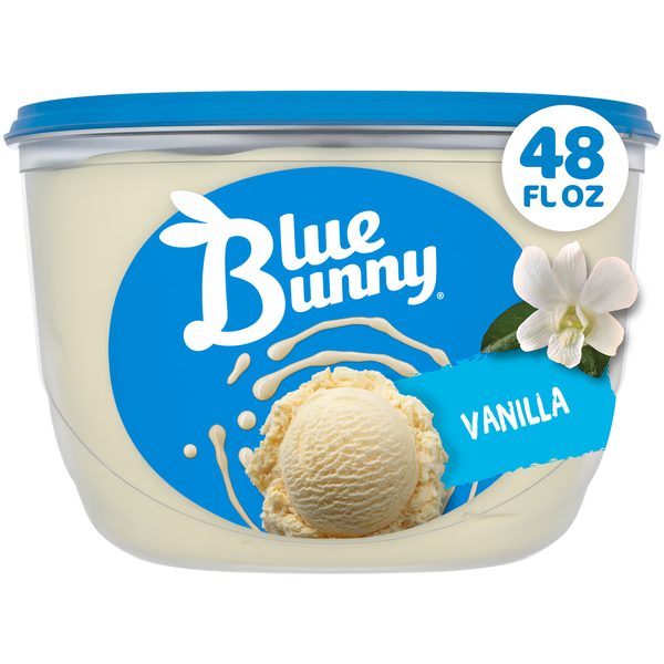 Blue Bunny Premium Vanilla Frozen Dessert, 48 fl oz | Hy-Vee