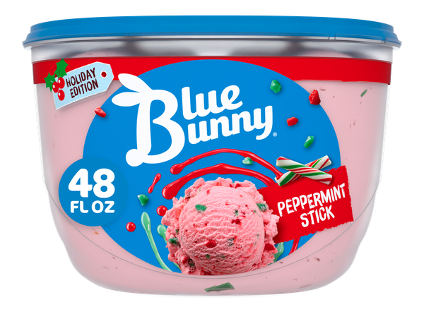 mintblue03専用SIMFREE BODY MOISTURE 150g Blue Bunny Holiday Peppermint Stick Frozen Dessert, 48 fl oz | Hy