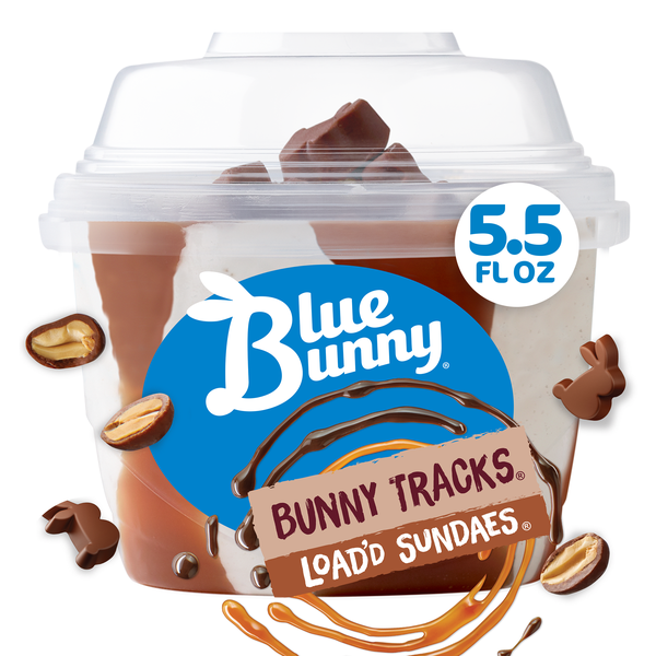Blue Bunny Bunny Tracks Load'd Sundaes, 5.5 fl oz | Hy-Vee Aisles