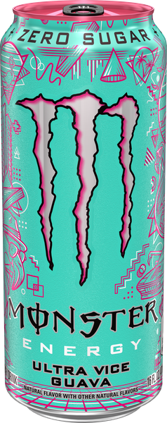 Monster Ultra Vice Guava 0カロリー　未開封　48本 Monster Energy Ultra, Vice Guava, Sugar Free Energy Drink, 16 Fl