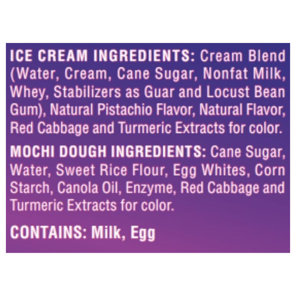 My Mochi Pistachio Ice Cream, 6-1.25 oz Pieces | Hy-Vee Aisles