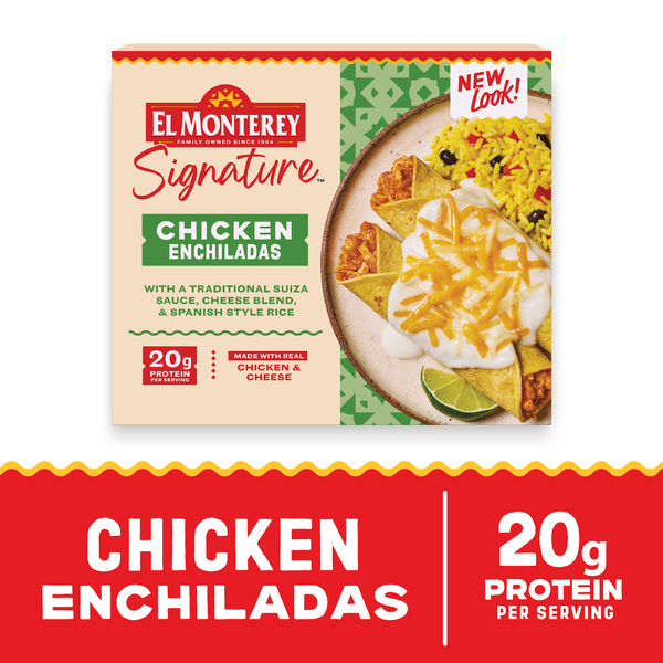 El Monterey Signature Chicken Enchiladas, 10.25 oz (Frozen) | Hy