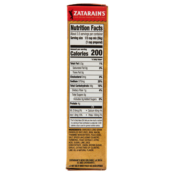 Vee Rice Zatarain's Cilantro Lime Rice, 6.9 oz | Hy-Vee Aisles Online Grocery ...