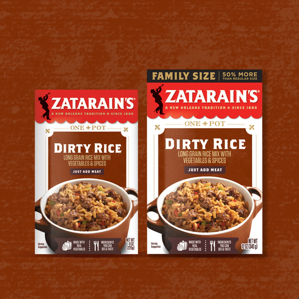 Vee Rice Zatarain's Dirty Rice Dinner Mix, 8.0 oz | Hy-Vee Aisles Online Grocery ...