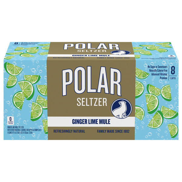 ゼリツィンエリクサーボトル11種類 Polar Seltzer - 8pk 12oz - Ginger Lime Mule | Hy-Vee Aisles Online