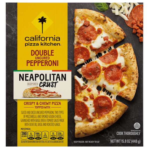 California Pizza Kitchen, Double Uncured Pepperoni, Neapolitan