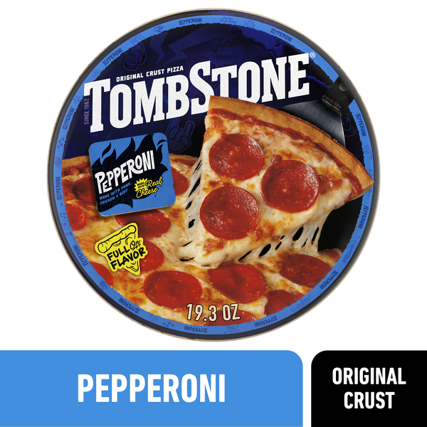 トイガン pizza Tombstone Pepperoni Pizza, Original Crust Frozen Pizza | Hy-Vee