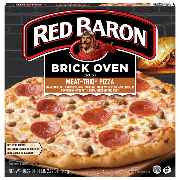 Red Baron Meat Trio Brick Oven Frozen Pizza | Hy-Vee Aisles Online