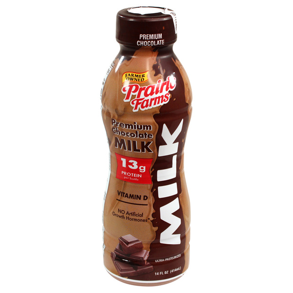 Prairie Farms Premium Chocolate Milk, UHT, 14 Fl Oz | Hy-Vee