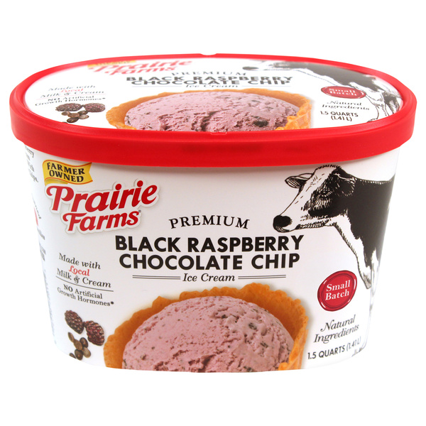 icecream88ページ Prairie Farms, Small Batch Premium Black Raspberry Chocolate Chip