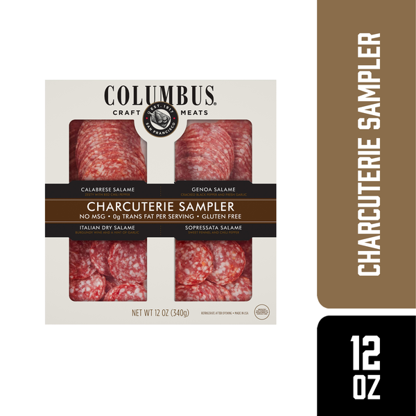 COLUMBUS Charcuterie Sampler with Calabrese, Genoa, Italian Dry