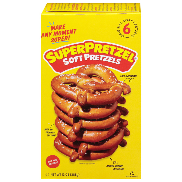 SuperPretzel Soft Original Pretzels 6 Each | Hy-Vee Aisles Online