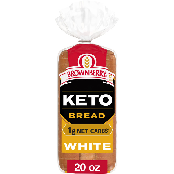 Brownberry Superior Keto Plain Bread, 20 oz, Bag | Hy-Vee Aisles