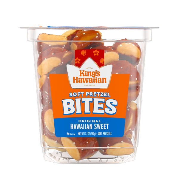 King's Hawaiian Soft Pretzel Bites, Original Hawaiian Sweet | Hy