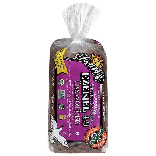 BREAD & TEA スポットオーダー Ezekiel 4:9 Bread Cinnamon Raisin 100% Sprouted Whole Grain Bread