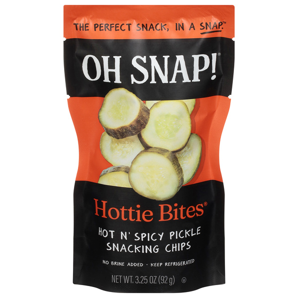 Oh Snap! Hottie Bites Pickle Snacking Chips 3.25 oz | Hy-Vee