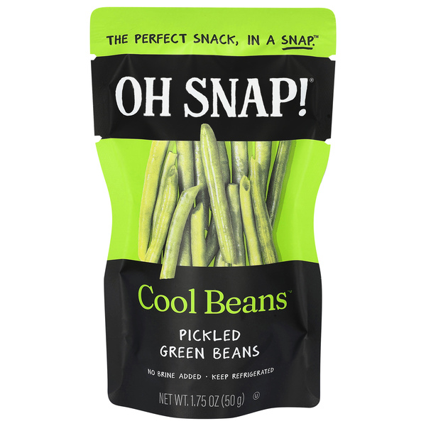 Oh Snap! Pickled Green Beans Cool Beans 1.75 oz | Hy-Vee Aisles