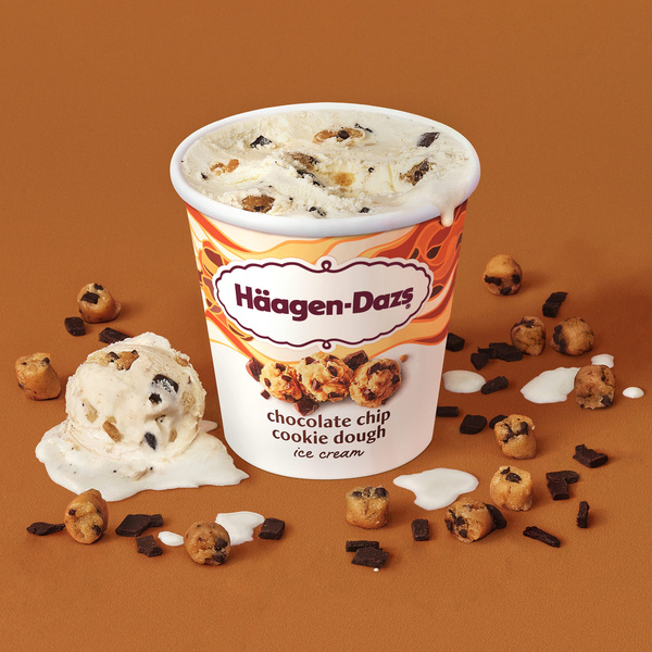 Haagen Dazs Chocolate Chip Cookie Dough Ice Cream, 14 Oz. | Hy-Vee