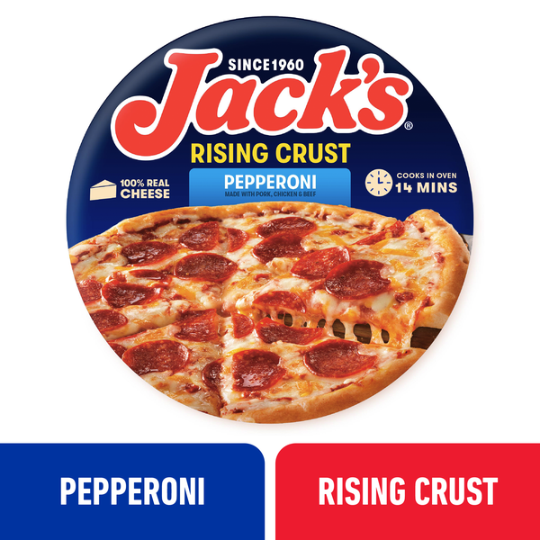 pizza123　アベレージジョー5.3 Jack's Rising Crust Pepperoni Pizza, Rising Crust Pizza, Frozen