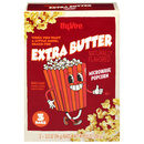 Hy-Vee Extra Butter Microwave Popcorn 3-3.3 Oz