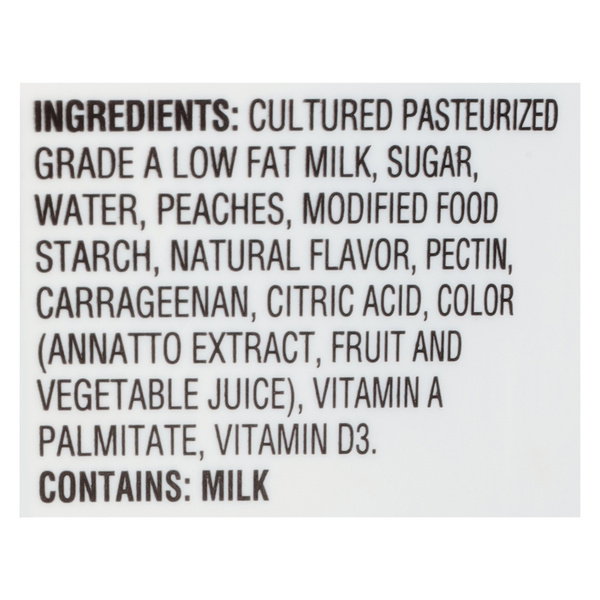 Hy-Vee Peach Lowfat Yogurt | Hy-Vee Aisles Online Grocery Shopping